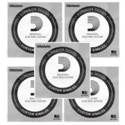 5 x D'Addario PSG026 ProSteels Electric Guitar One Single String, .026 Wound