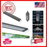 26 W Aquarium LED Light for 24" to 30" Tanks 24/7 Extendable Fish Tank Light ...