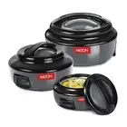 MILTON Ernesto Inner Stainless Steel Jr. Casserole Set of 3 Grey