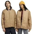 Size M- Adidas ORIGINALS UNISEX PRIMALOFT OUTER STATION JACKET, Cardboard/Black
