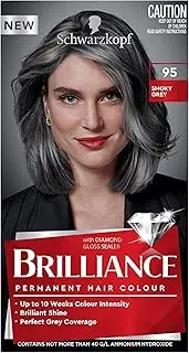 Schwarzkopf Brilliance, Permanent Hair Colour, 95 Smoky Grey