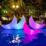 Multi-Color Solar Powered Floating Pool Lights - 4 Pack for Ultimate Ambiance