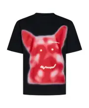 Heron Preston Beware Of Dog Crewneck T-Shirt XXS Black