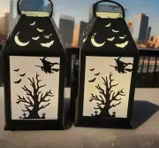 Target LUMINARY LANTERNS Halloween Witches 2022 Mini LED LIGHTS NEW (SET OF 2)