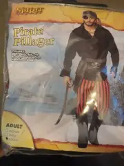 Adult Halloween Costume Pirate Pillager XL