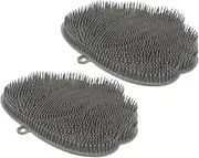 Beaupretty Bathroom Foot Mat Back Scrubber Exfoliating Shower Mat Non-slip Bath Tool