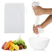 Set of 4 Reusable Nylon Nut Milk Bag Cheesecloth Fine Mesh Cheese Bags Strainer