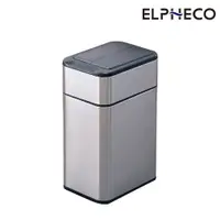 在飛比找松果購物優惠-ELPHECO 不鏽鋼雙開除臭感應垃圾桶20L ELPH98