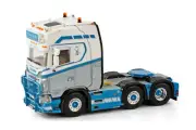 for WSI for SCANIA S HIGHLINE CS20H 6X2 TWINSTEER for KEVIN TARDIF 1/50 Model