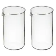 2x La Cafetiere 8-Cup Replacement 1L Glass Jug Beaker For French Coffee Press
