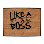 Like A Boss - Funny Novelty Doormat Man Cave Floor mat