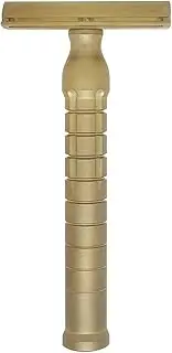 The Goodfellas' Smile Bayonetta Premium Double Edge Safety Razor, 100% Brass, Hand Crafted in Italy, Delivers an Ultra-Smooth Shave