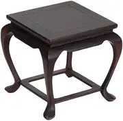 Bonsai Vase Base Square Stool Red Sandalwood Base Home Decor, Vases Plants Sculpture Display Stand Flower Display Rack