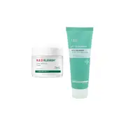 Dr.G - R.E.D Blemish Clear Soothing Cream - 70ML - 70ml - White (1ea) + R.E.D Blemish Clear Soothing pH Cleansing Foam 150ml -