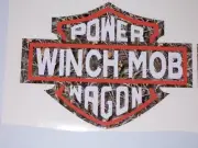 Camo Power Wagon Winch Mob Window or Bed side Decals Sticker Decal