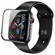 For Apple Watch Series 8 /7 /SE /6 /5 /4 /3 /2 /1 Ultra 42mm Screen Protector Tempered Glass Film - Black