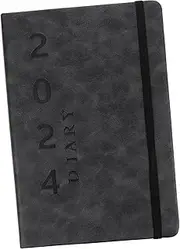 Gogogmee Academic Planner Writing Book Portable Notepad for Planning Daily Use Stylish Grey Design for Students Teachers Office Staff Days of Efficiency