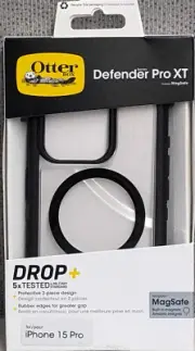 OtterBox Defender Pro XT Series Case For Apple iPhone 15 Pro - Dark Side