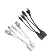 PoE Power Over Ethernet Adaptor Cable RJ45 Injector Splitter