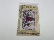Out on a Limb Vine & Basket Finale Punch Needle Pattern 142 Pre Printed Fabric