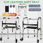 adult Walker Durable and Lightweight Alloy Walking Frame with wheels Snow stop