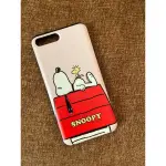 韓國帶回—IPHONE 8 SNOOPY 卡夾手機殼