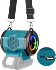 Bluetooth Speaker Stero for Makita 18V Portable Cordless Loudspeaker Outdoor