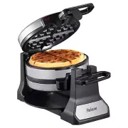 Belgian Waffle Maker w/Nonstick Plates, Removable Drip Tray & Cool Touch Handles