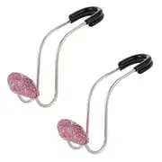 1 Pair of Bling Car Seat Headrest Hangers Hooks Car Purse Bag Storage Hooks Holder
