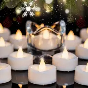 LED Candles, Tea Lights Candles Battery Operated Bulk, 24-Pack, Warm White