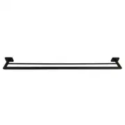 Barelli 900mm Matte Black Rigoni Double Towel Rail
