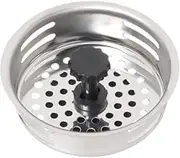 Durable 1/2PC Stainless Steel Kitchen Sink Strainer Kitchen Sink Stopper (2)