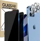 Anti-Spy Privacy Tempered Glass Screen Protector For iPhone 13 12 Pro Max & Lens