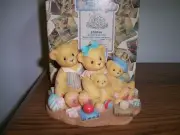 Cherished Teddies Wesley, Philip, Fiona & Renee Figurine NIB