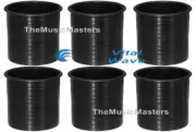 (6) Large Speaker Port Tubes 4in x 4in Deep Woofer Subwoofer Sub Box Vent VWLTW
