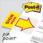 【阿筆文具】3M POST-IT 680-9 抽取式 SIGN HERE 指示標籤 老闆簽名用