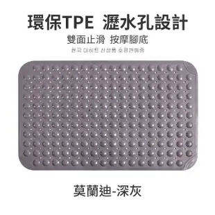 【挪威森林】TPE浴室防滑墊 歐盟德國TUV安全認證70x38(浴室地墊 止滑墊 嬰幼兒安心使用)