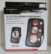 MAXFLI Collapsible Golf Chipping Net 16" X 32" Dual Sided MX362 Brand New