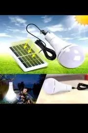 Solar LED Torch Rechargeable Night Light Outdoor Camping Lamp Emergency Lighting
