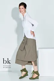 The Step It Up Midi Skirt--BIRDK-190