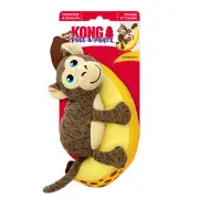 KONG Pull-A-Partz Pals Monkey Squeaky Dog Chew Toy Medium (499727)