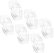 GALPADA 6Pcs Transparent Non Slip Clips for Women Back Accessory Straps Holder Seamless Clasps for Keeping Straps Place