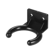 Wireless Microphone Hanger Mic Wall Mount Holder Hook Clamp Plastic black