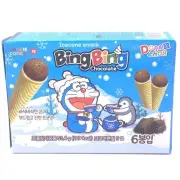 Doraemon Chokie Cookie Icecone Snack Bingbing Chocolate 53.4g/(6pcs)
