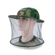 Net Mesh Face Protector Cap Hat Insect Bee Mosquito Resistance Net Sun Fish Hat