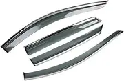 QVQOCUKS Car Window Visor Vent Shades Compatible for Subaru Crosstrek XV GT 2018~2023 Rain Guards for Car Windows