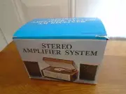 New Vintage Mini Novelty Toy Home Stereo Plastic AM Amplifier System Receiver
