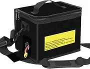 Générique Fire Battery Bag - Fireproof Battery Bag, Safe Battery Protection Protector | Explosionn Fireproof and Safety for Storage, Transportation, Black, Se référer au descriptif, Refer to