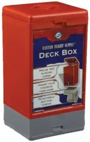Customizable Deck Box - Red Fantasy Flight GAMING SUPPLY BRAND NEW ABUGames