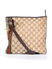 Brown GG Supreme Crossbody Bag